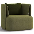 Modern Light Brown Fabric Accent Chair With Rounded Arms And Comfortable Design