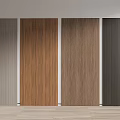 Modern Wood Grain Wall Panels with Different Colors for Interior 3d model