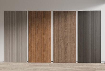 Modern wall panel wood veneer wall panel wall panel wall panel wall panel wood board 3d model