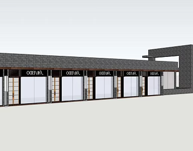 Commercial podium 3d model