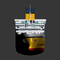 COLOR LINE Stavanger Ferry In Vibrant Yellow White Blue Exterior
