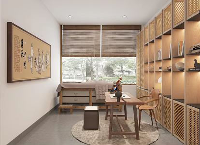 Antique Clinic-Silent Wind Clinic 3d model