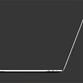 Modern Sleek Laptop With Vibrant Blue Abstract Screen And Silver Black Body Design