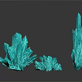 Turquoise Crystal Decorative Ornaments with Various Shapes for Home Lifestyle Decoration