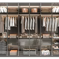 Modern wardrobe 3d model