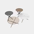 Stylish Round Dining Tables With Glass Tops Black And Wooden Legs Design