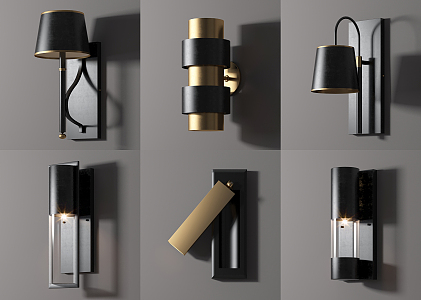 Modern wall lamp 3d model