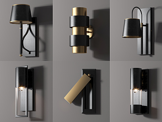 Modern wall lamp 3d model