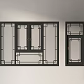Chinese-style window new Chinese-style window casement window glass window door window bay window floor-to-ceiling window 3d model