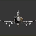 White Fighter Jet With Open Cockpit And Visible Seat On Dark Reflective Surface