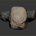 Detailed Female Bust Sculpture With Distinctive Hairstyle Decorative Shoulders And Textured Clothing