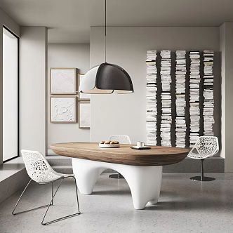 Modern study 3d model