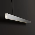 Modern Linear Pendant Light With Sleek Metallic Finish And Contemporary Design