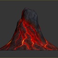 Geo-vein Volcano Volcano Island Terrain Mountain Geomorphology Mountain Range Topographic Map Mountain 3d model