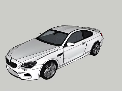 Hyundai car BMW car car 3d model