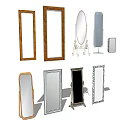 Various Shapes And Framed Designs Of Decorative Mirrors For Home Decor