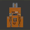 Juice vending machine vending machine beverage making machine beverage machine self-service vending machine PBR 3d model