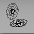 High Performance Automotive Brake Discs With Heat Dissipation Grooves And Durable Metal Construction