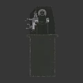 Industrial Lathe Machine With Control Panel Lathe Bed And Metalworking Components