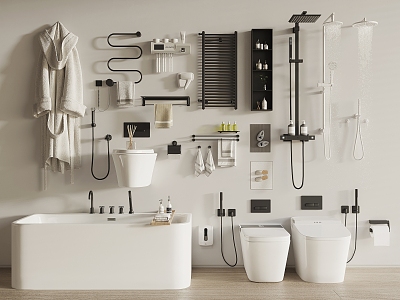 Bathroom Supplies 3d model