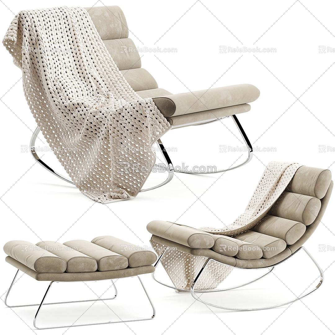 Modern recliner 3d model