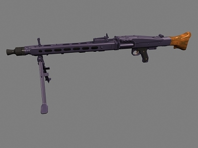 light machine gun 3d model