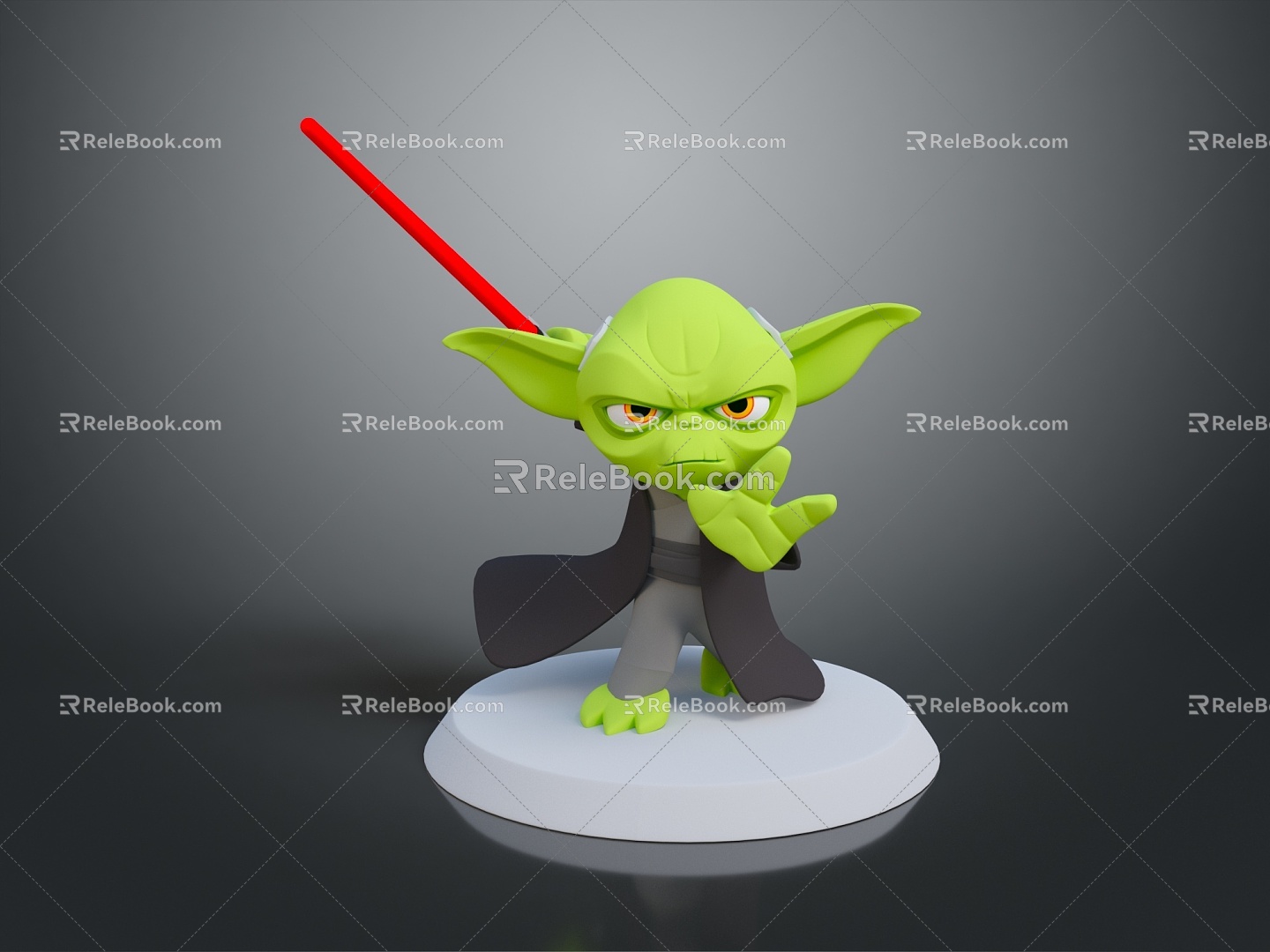 Yoda Glow Ancient Star Wars Jedi Jedi Jedi Mandalorian Master Yoda 3d model