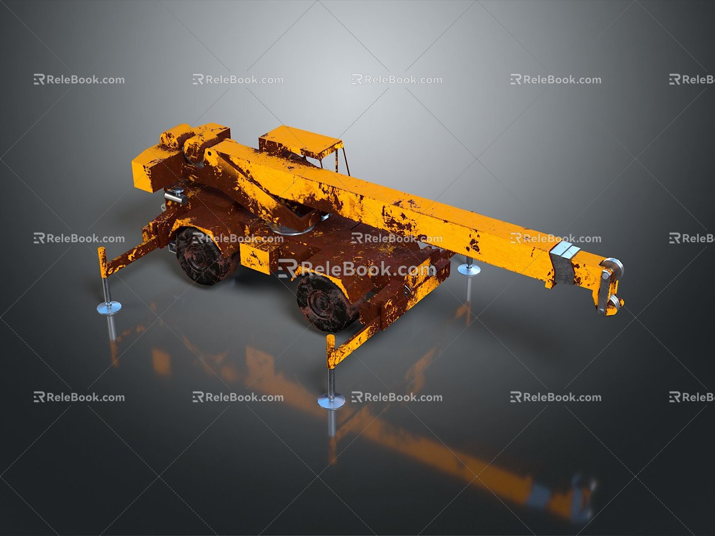 Crane Toy Crane Large Crane Tower Crane Engineering Vehicle Construction Vehicle Construction Vehicle Construction Vehicle Construction Vehicle 3d model