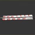 Practical Blister Pack Capsules Red And White For Daily Household Supplies