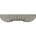 Ceiling Drapery With Soft Gathered Fabric And Neutral Tone For Elegant Interior Design