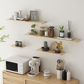 Modern Wall Shelf Wall Shelf 3d model