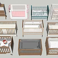 Crib stroller 3d model