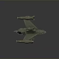 Gray Multi Engine Spacecraft With Advanced Complex Structure For Cosmic Missions