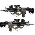 modern submachine gun 3d model