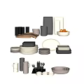 Modern Tableware 3d model