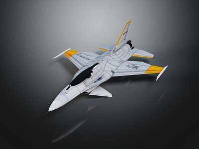 Modern Fighter Next Generation Aircraft 3d model