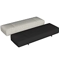 Minotti sofa stool fabric stool bench leisure stool bed 3d model