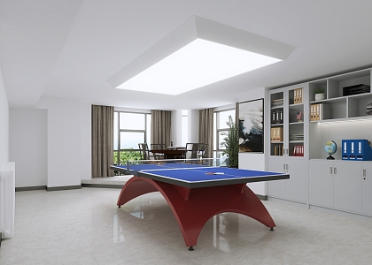 Modern Recreation Room 3d model