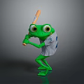 Frog Poison Frog Game Frog Reptile Cold Blooded Animal Reptile 3d model