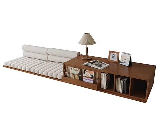 Modern Bay Window Cabinet Bay Window Mat Bay Window 3d model