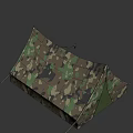 Game Camouflage tent 3d model