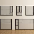 Sleek Modern Casement Windows With Black Frames Transparent Glass And Various Styles