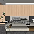 Modern Bedroom 3d model