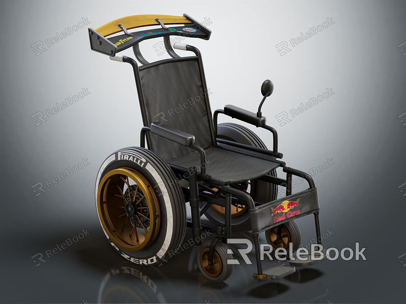 Modern Wheelchair Electric Wheelchair Racing Wheelchair model