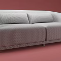 Nordic Double Sofa 3d model