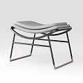 Different Styles of Modern Stools with Metal Frames and Upholstered Seats