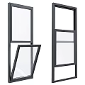 Various Modern Casement Window Styles With Aluminum Frames For Home Buildings