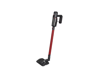Red Black Upright Vacuum Cleaner With Modern Design As Reliable Household Appliance For Daily Cleaning 3d model