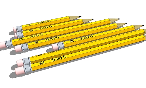 Pencil 3d model