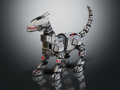 Modern Robot Dog Mechanical Dog model